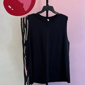 BRAND NEW Lululemon Pima Cotton Black Sleeveless Top Size 14